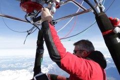 Pilot Urs am arbeiten