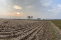Auf der anderen Seite vom Acker war unser erster Aufsetzpunkt