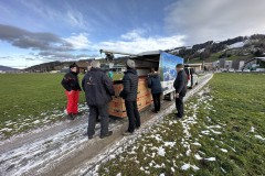 Ausladen vom Korb