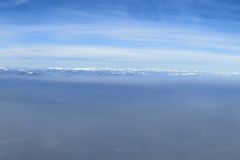 Wir tauchen langsam ab in den Nebel