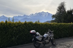 Motorrad ist abfahrbereit