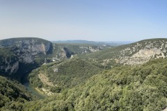 Blick auf den Ardéche