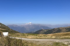 Mont-Blanc in weiter Ferne
