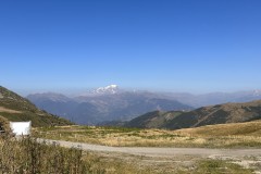 Mont-Blanc in weiter Ferne
